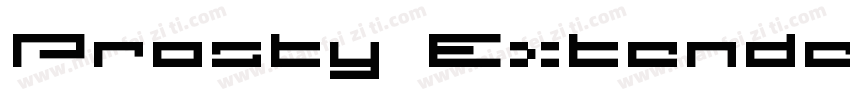 Prosty Extended字体转换